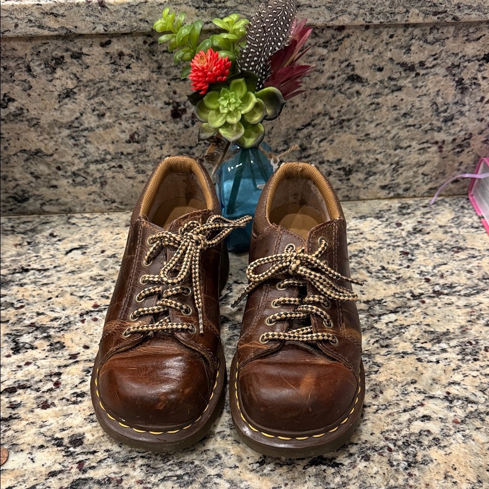 Doc Martens Leather Lace-Up Shoes